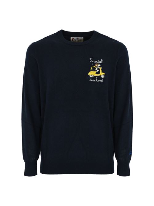 Maglia Heron Light Snoopy in lana e cashmere Mc2 Saint Barth | HERON LIGHT02861G SNOOPY SPECIAL WEEKEND